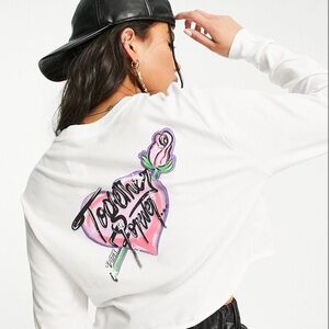 VANS Cropped t shirt long sleeves US S